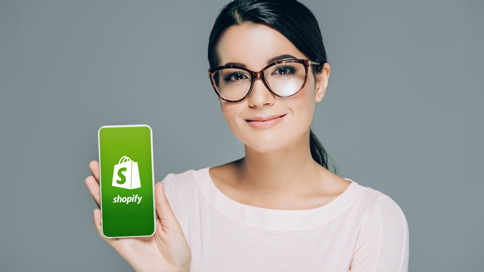 shopify apps mobile woman