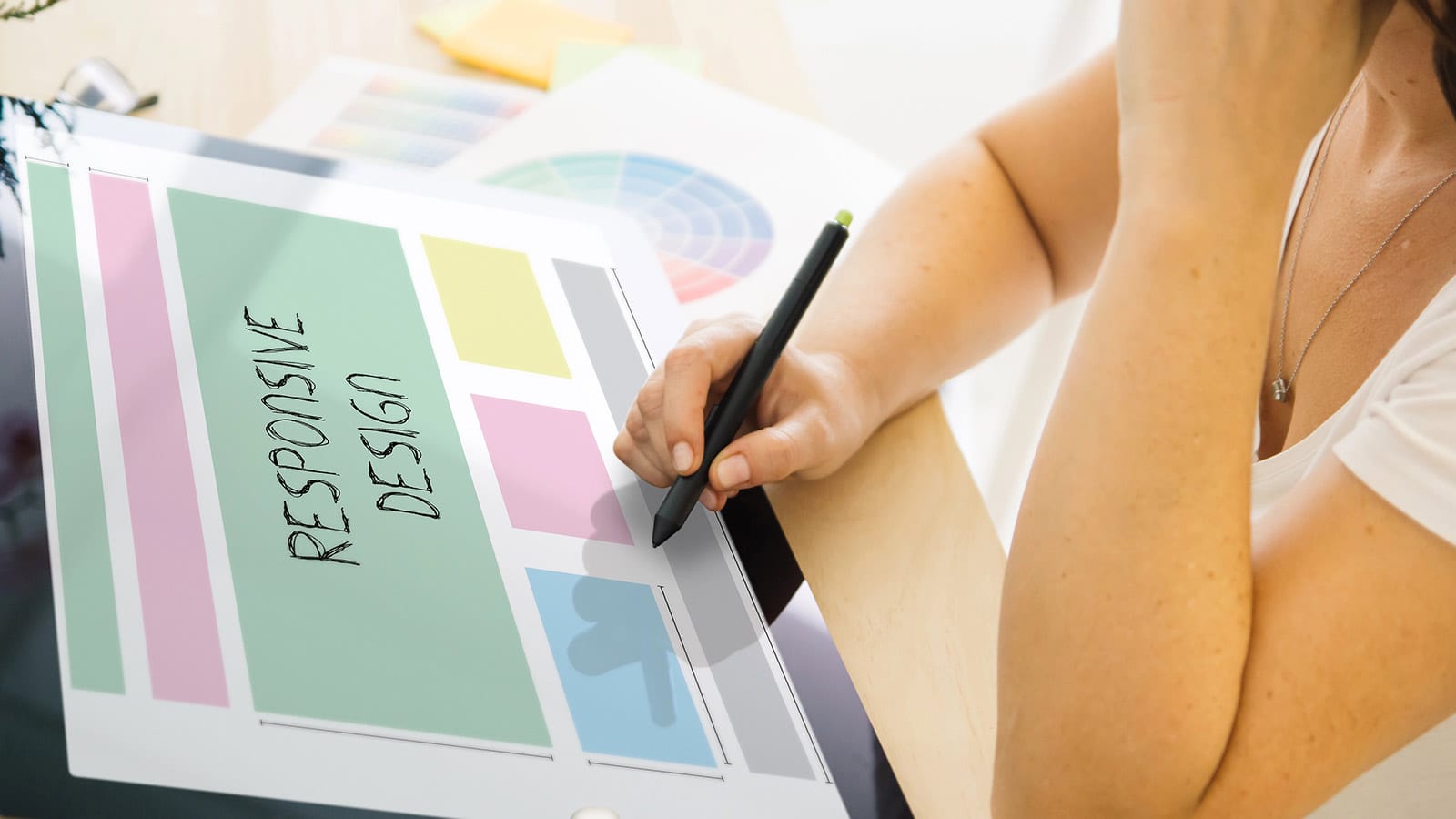 χέρια σχεδιασμός Responsive Design