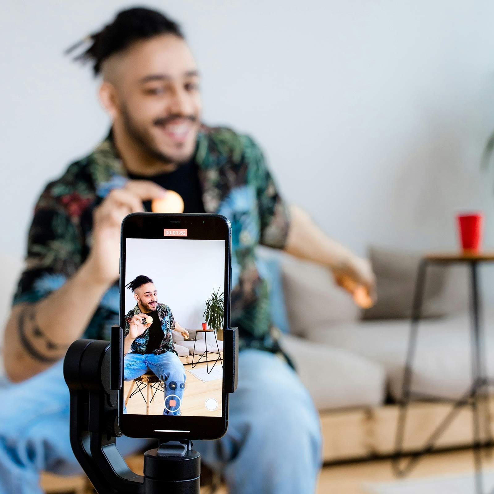 influencer κάμερα κινητό 