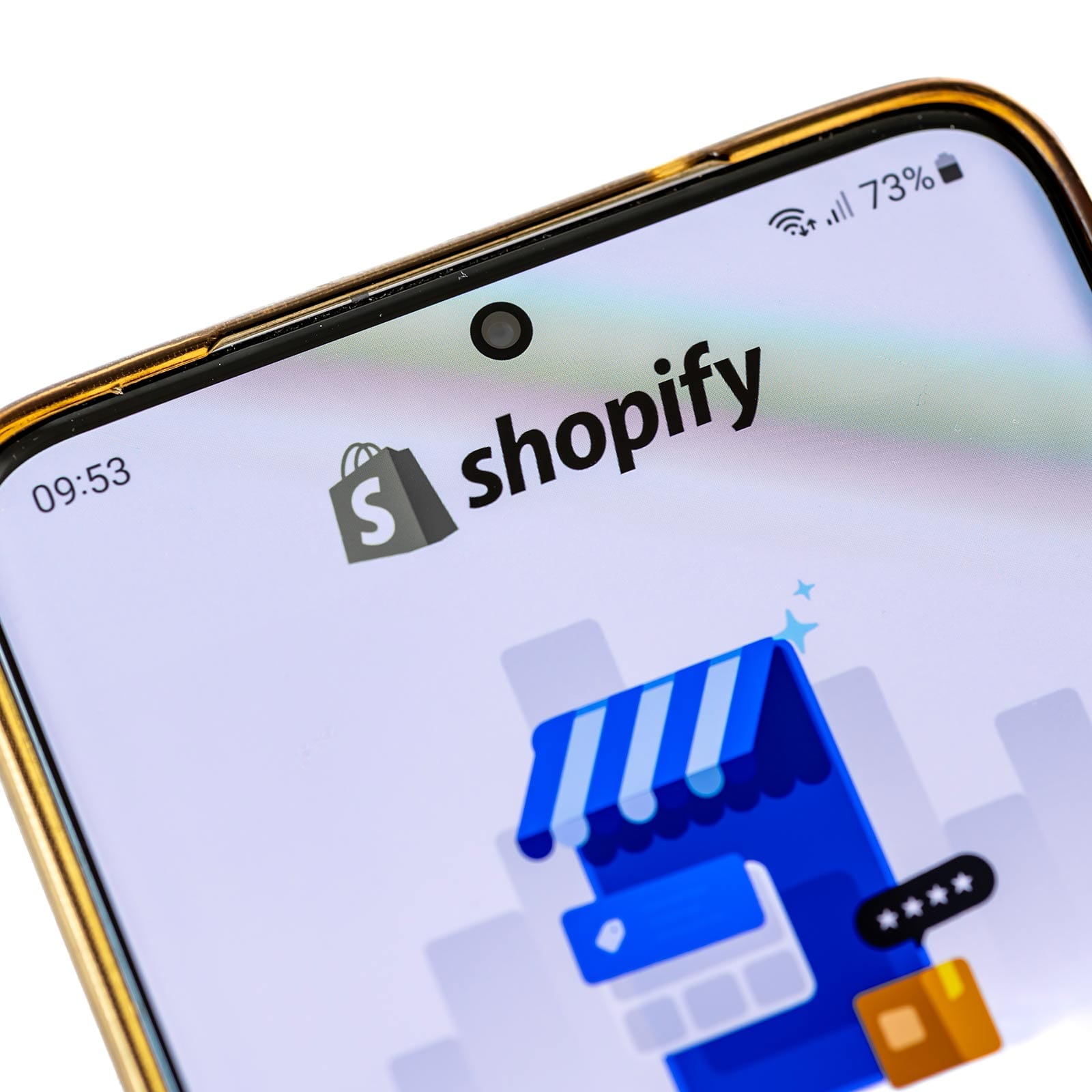 Screenshot από την κατασκευή eshop με Shopify Hydrogen