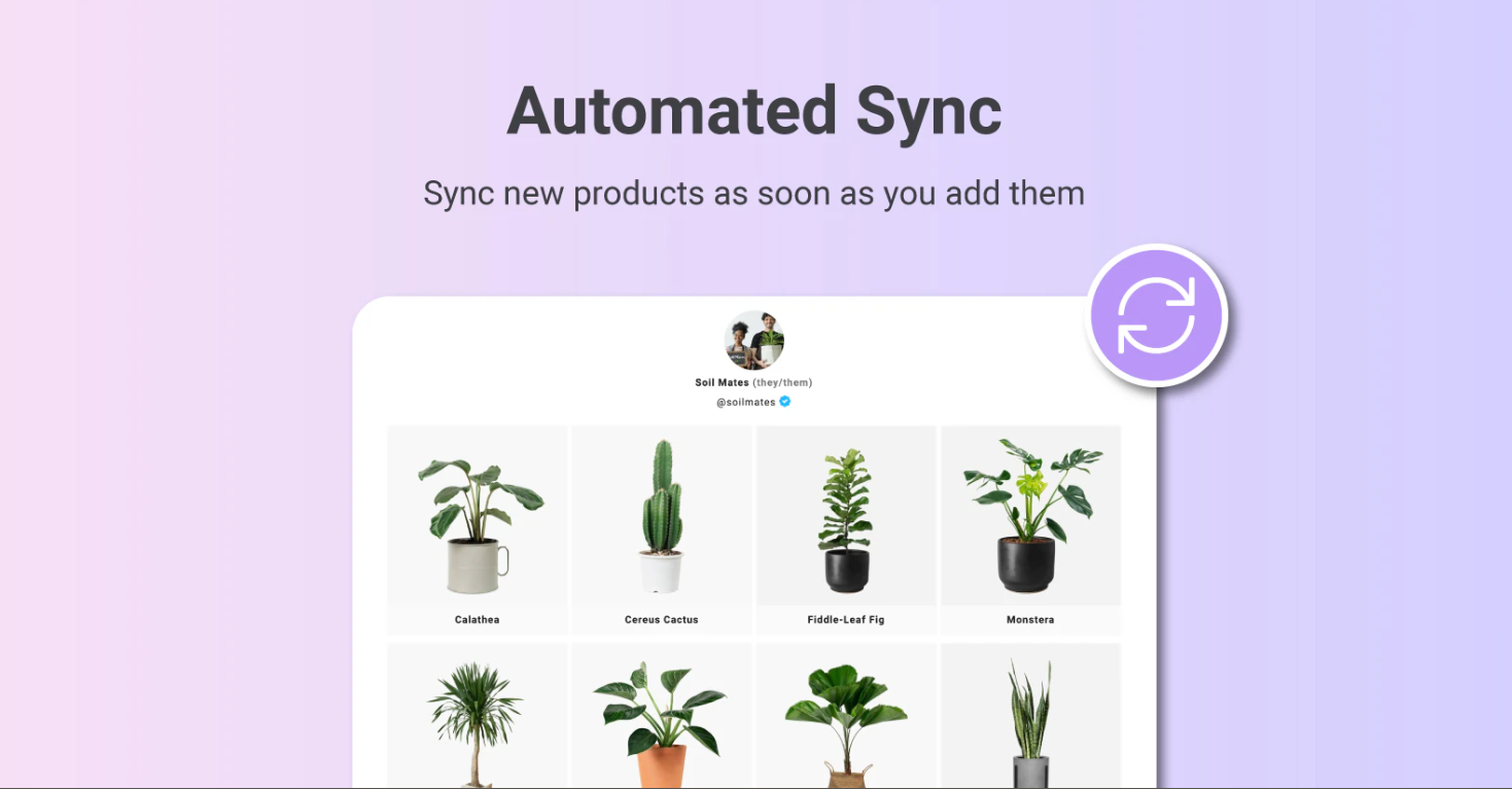 Screenshot από το Lnk.Bio των link-in-bio Shopify apps