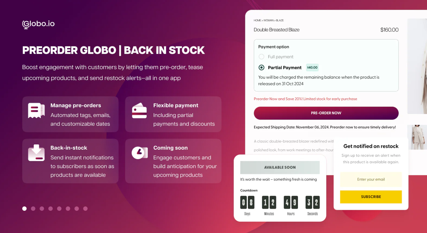Screenshot από το PreOrder Globo