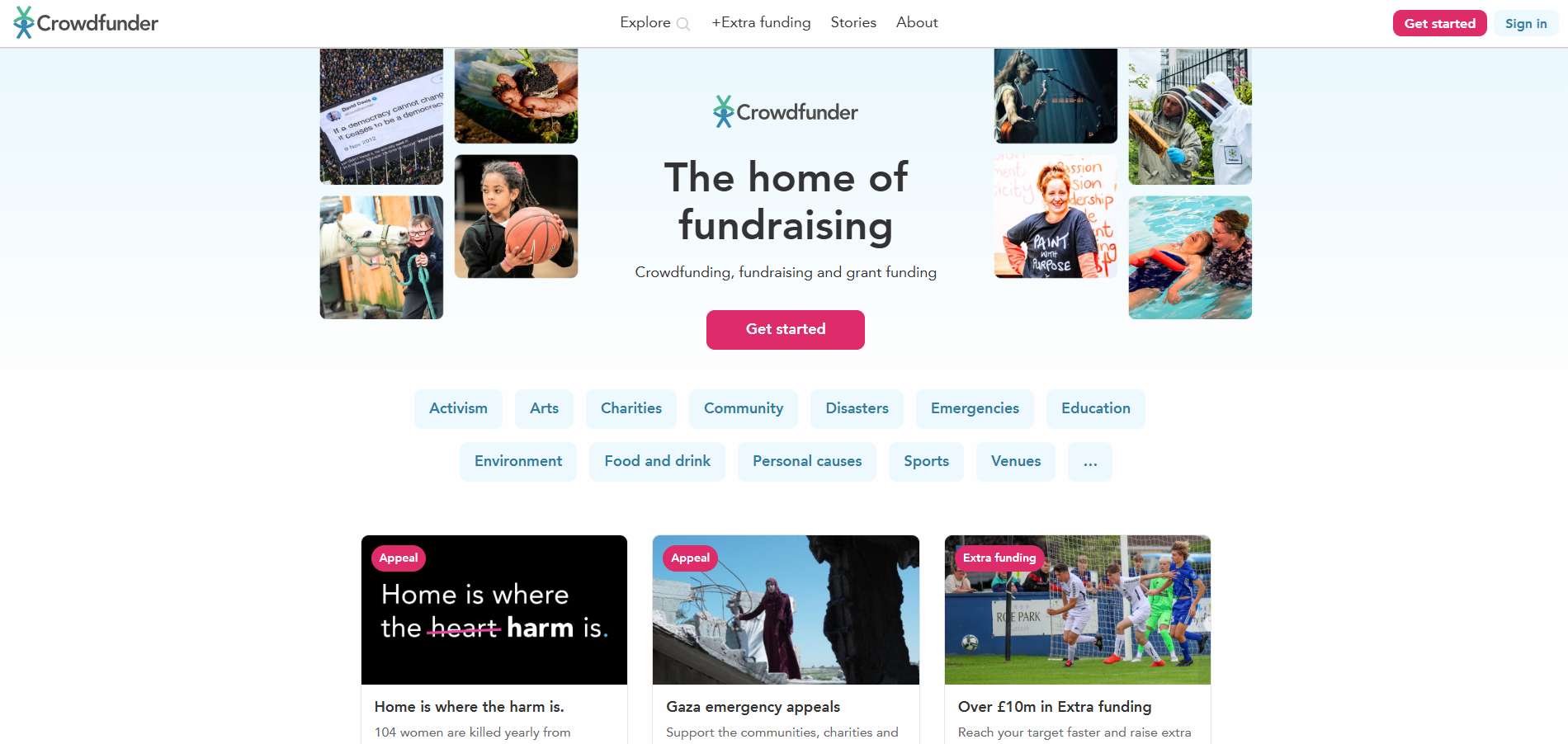 Το Crowdfunder από τα crowdfunding sites