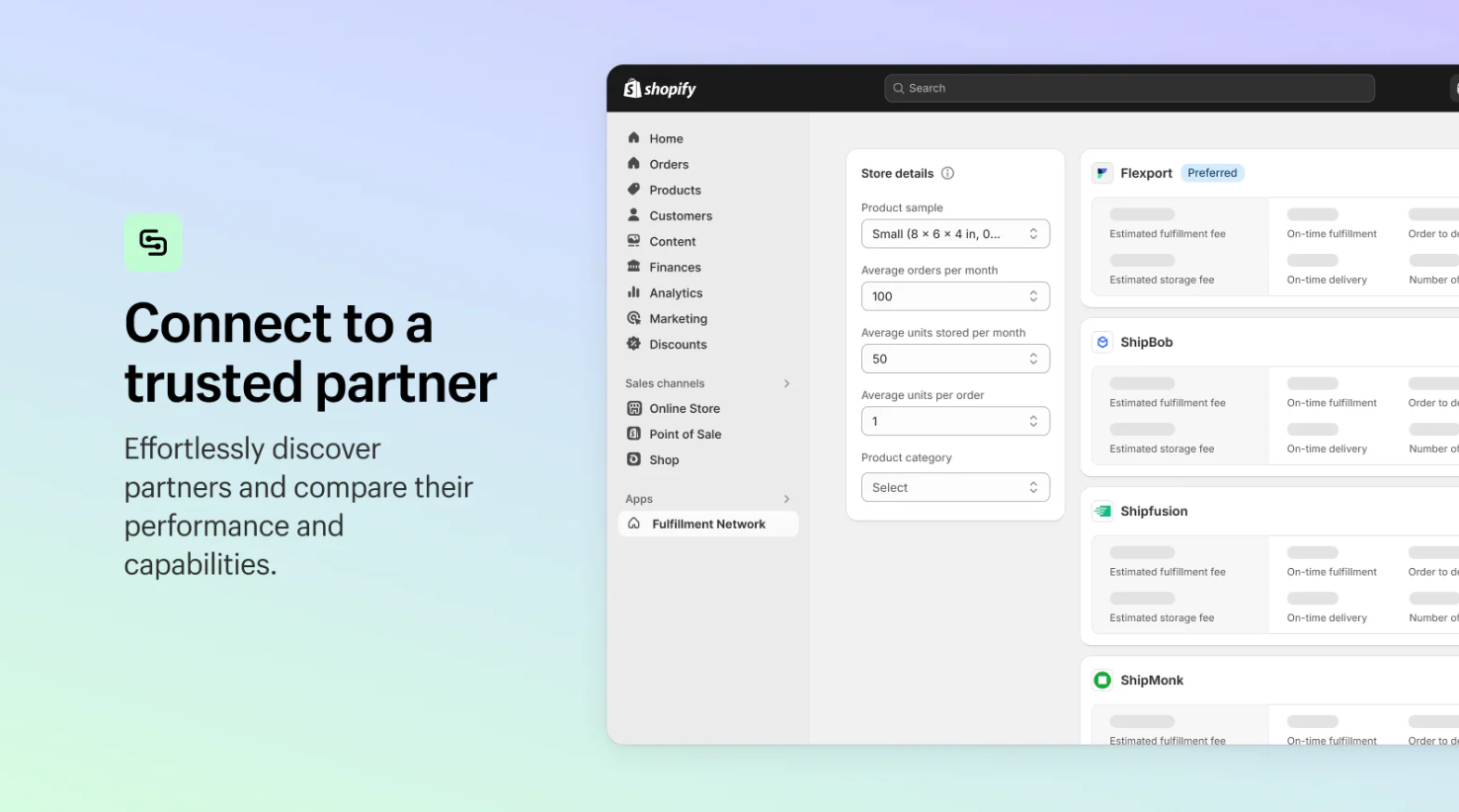 To Shopify Fulfillment Network από τα Shopify apps για shipping