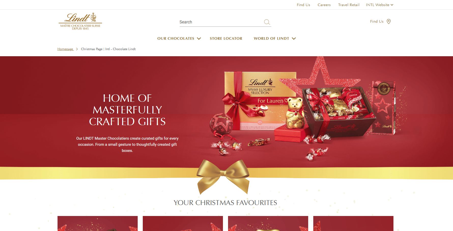H καμπάνια της Lindt για τα χριστούγεννα