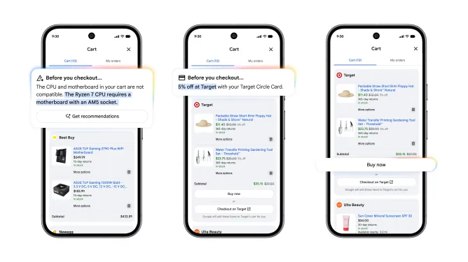 To Universal Cart της Google