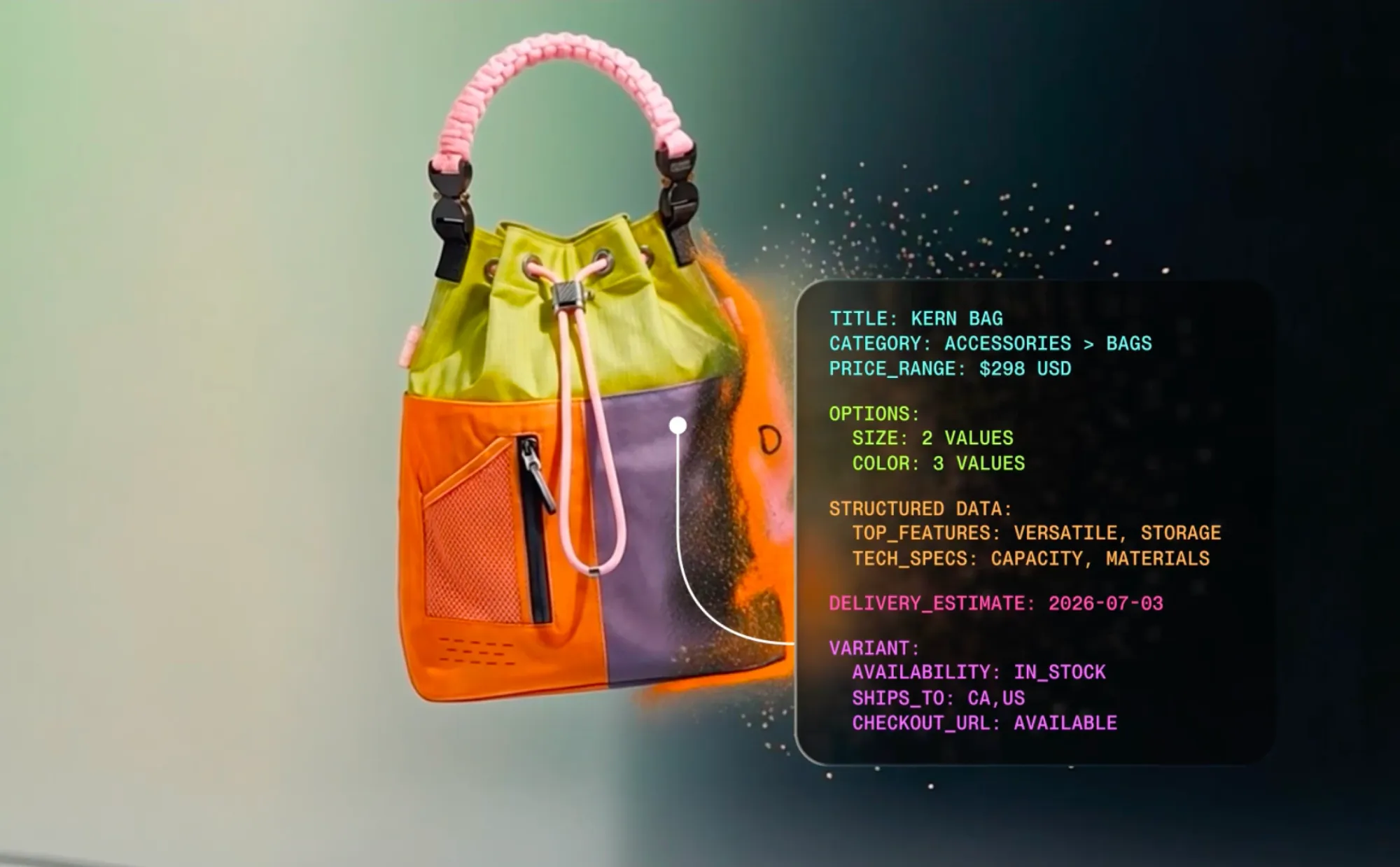 Παράδειγμα από το Shopify Catalog