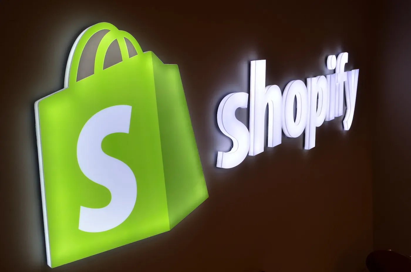 shopify neon sign
