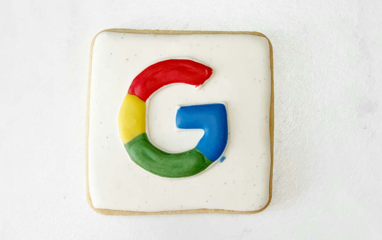 Το λογότυπο της Google σε μπισκότο