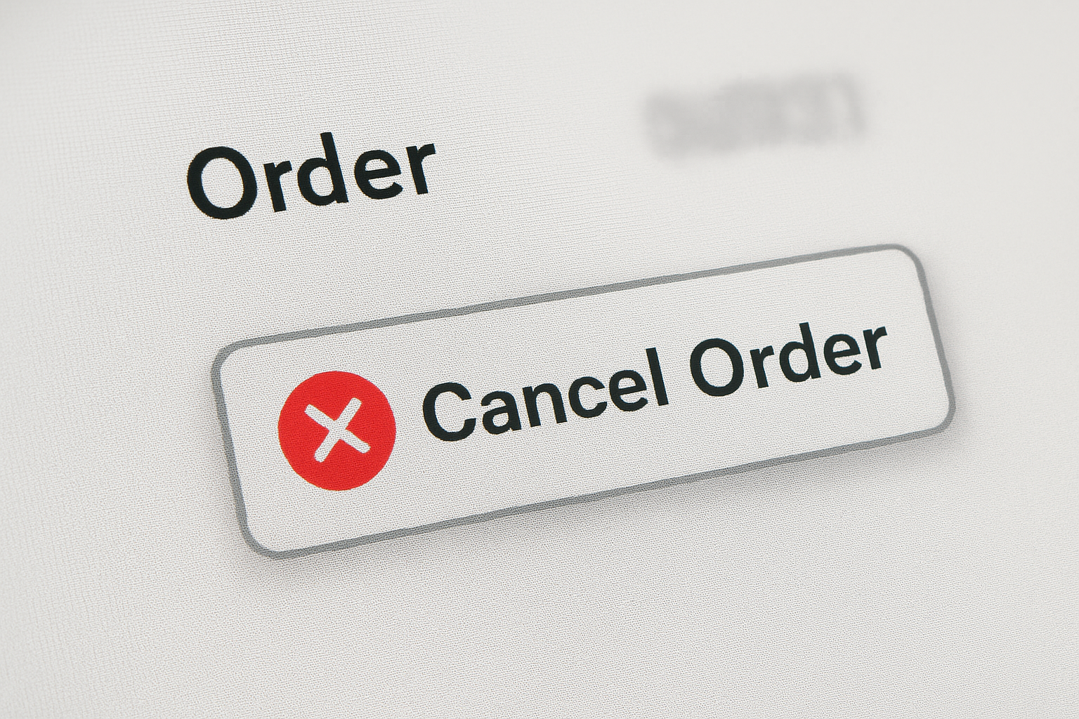 To κουμπί ακύρωσης στις online αγορές