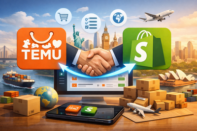 Temu και Shopify ενώνουν δυνάμεις: Νέο app ανοίγει πόρτα για παγκόσμιες αγορές στα eshop