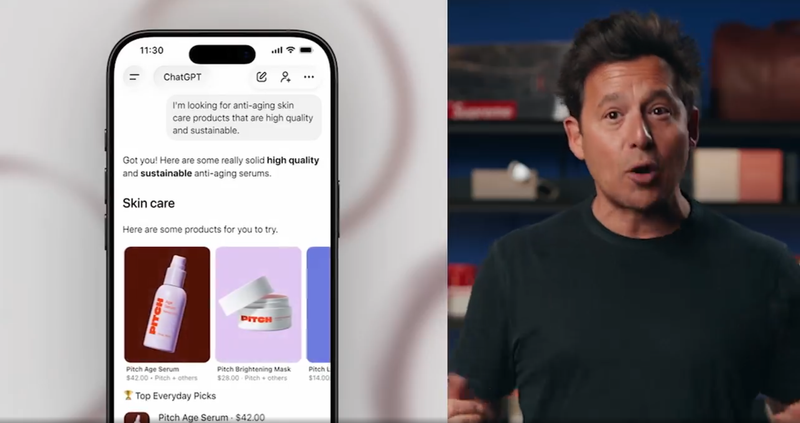 Ο Harley Finkelstein εξηγεί πώς λειτουργεί το Shopify στο ChatGPT