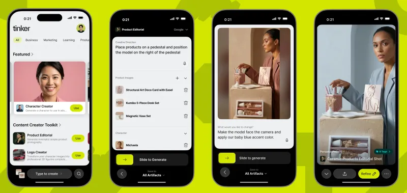 Το Shopify λάνσαρε το Tinker, ένα νέο ΑΙ app για παραγωγή ταχύτερου περιεχομένου